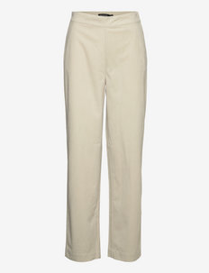 SLAkani Pants - broeken met rechte pijp - bone white