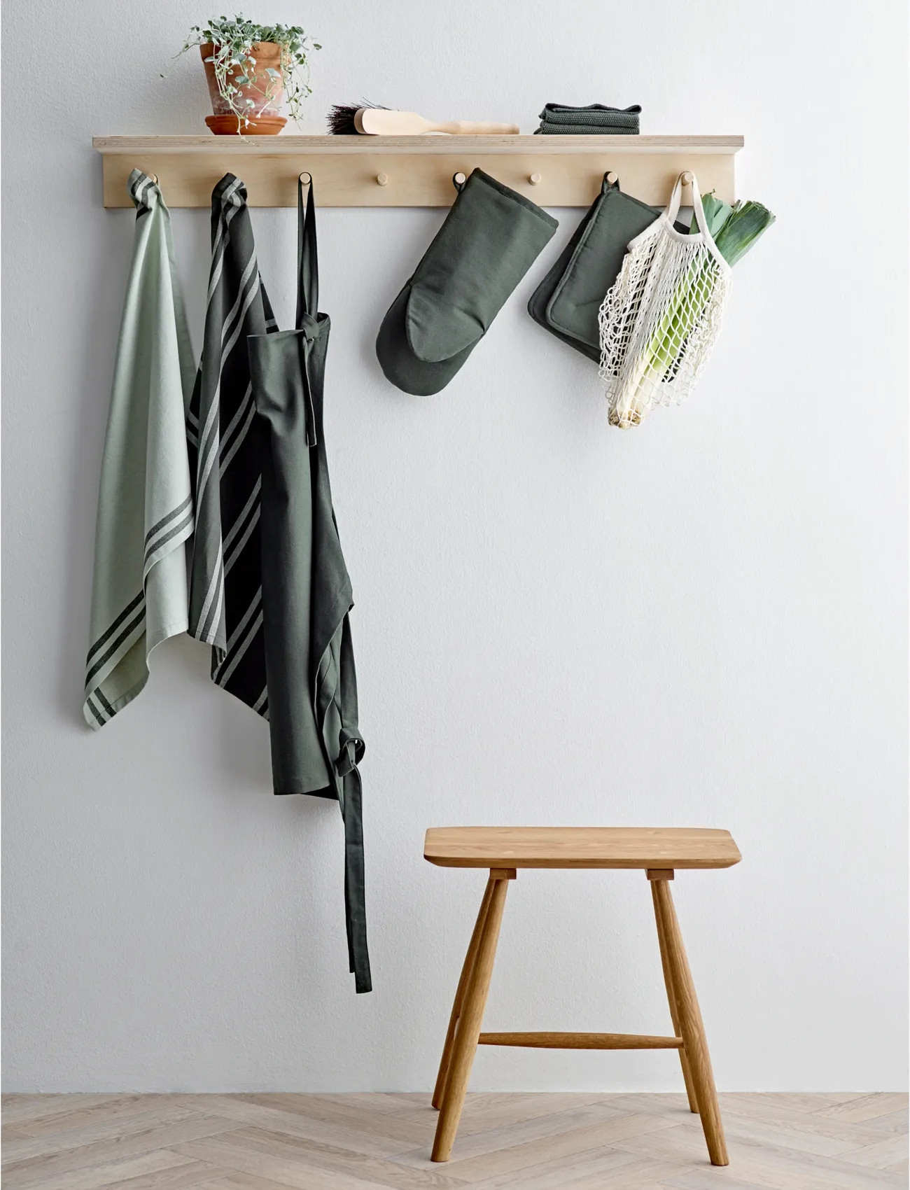 Södahl Viskestykke 50X70 Soft Forest Green 2 Stk., 50X70 cm, Khaki green, Køkkentekstiler > Køkkenhåndklæder, Unisex