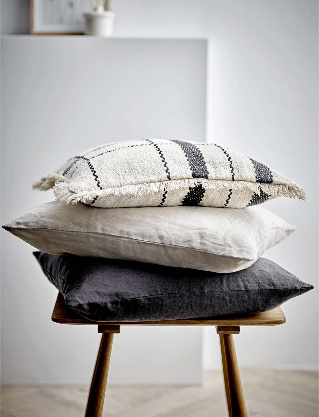 Södahl Pude 50X50 Linen Ash, 50X50 cm, Grey, Puder & Tæpper > Puder, Unisex