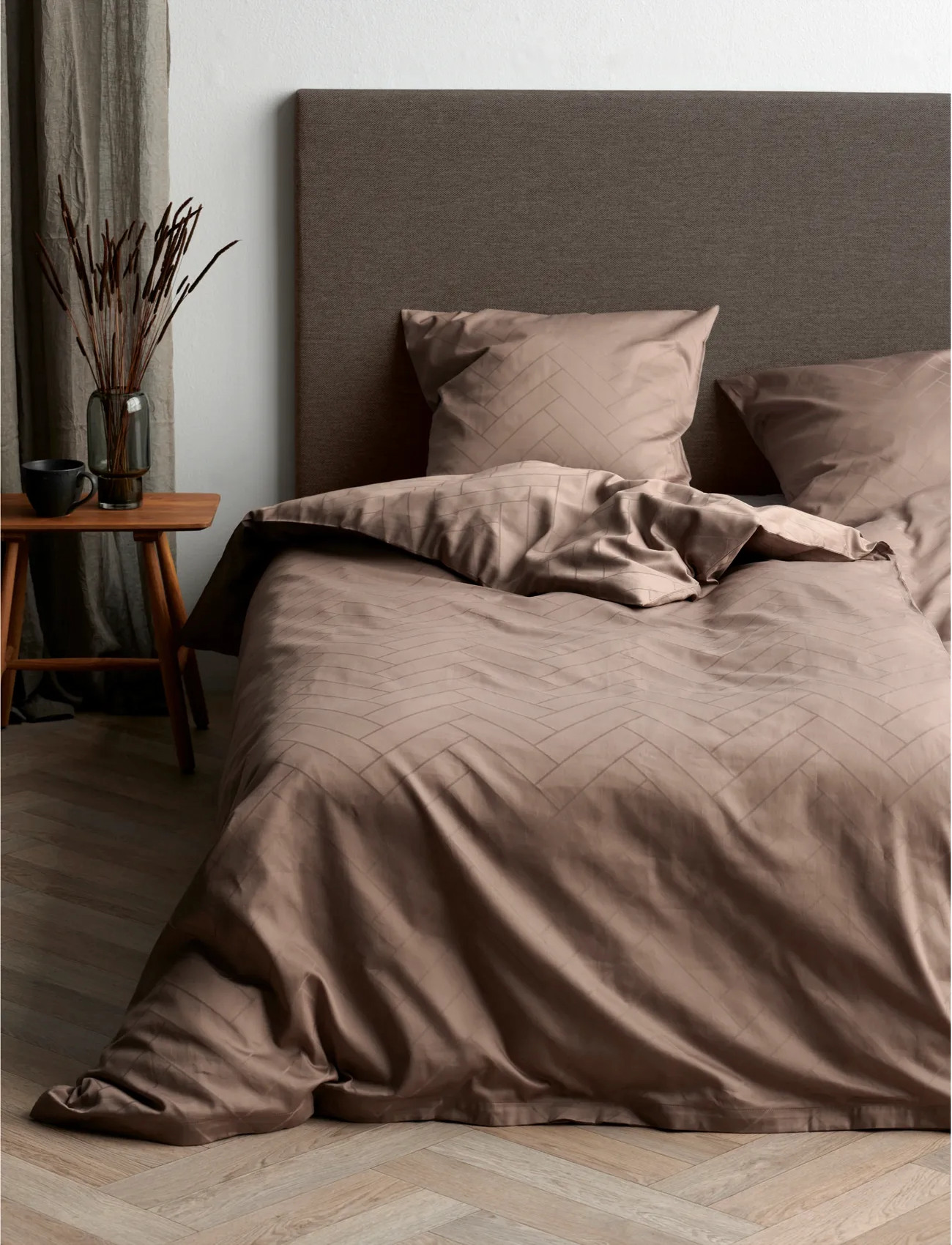 Södahl Sengetøj 140X220 Tiles Taupe, 140X220 cm, Beige, Sengetekstiler > Sengesæt, Unisex