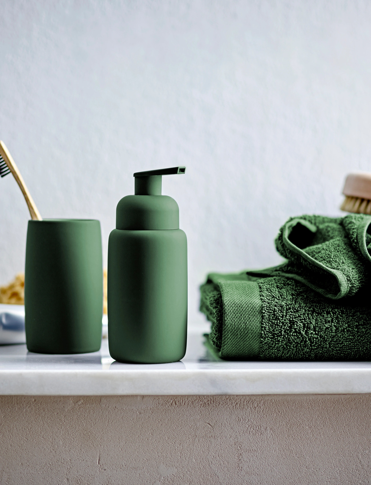 Södahl Håndklæde 50X100 Comfort O Green, 50X100 cm x 100, Green, Tekstiler Til Badeværelset > Håndklæder, Unisex