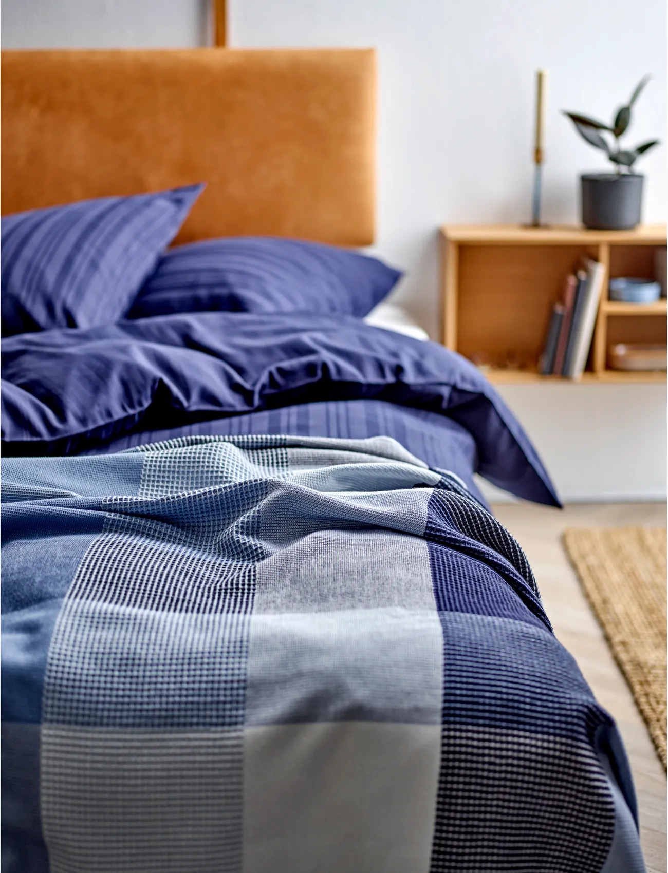 Södahl Sengetøj 200X220 Noble Navy Blue, 200X220 cm, Blue, Sengetekstiler > Sengesæt, Unisex