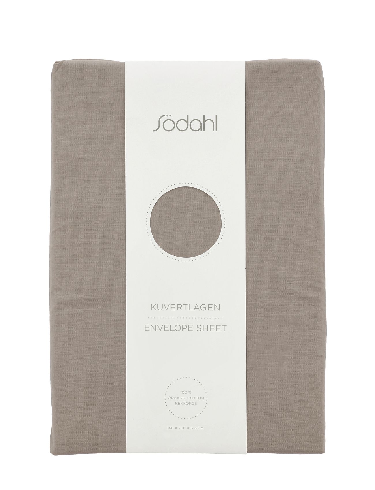 SÖDAHL Kuvertlagen Braun - 140X200X8CMx200 - Unisex