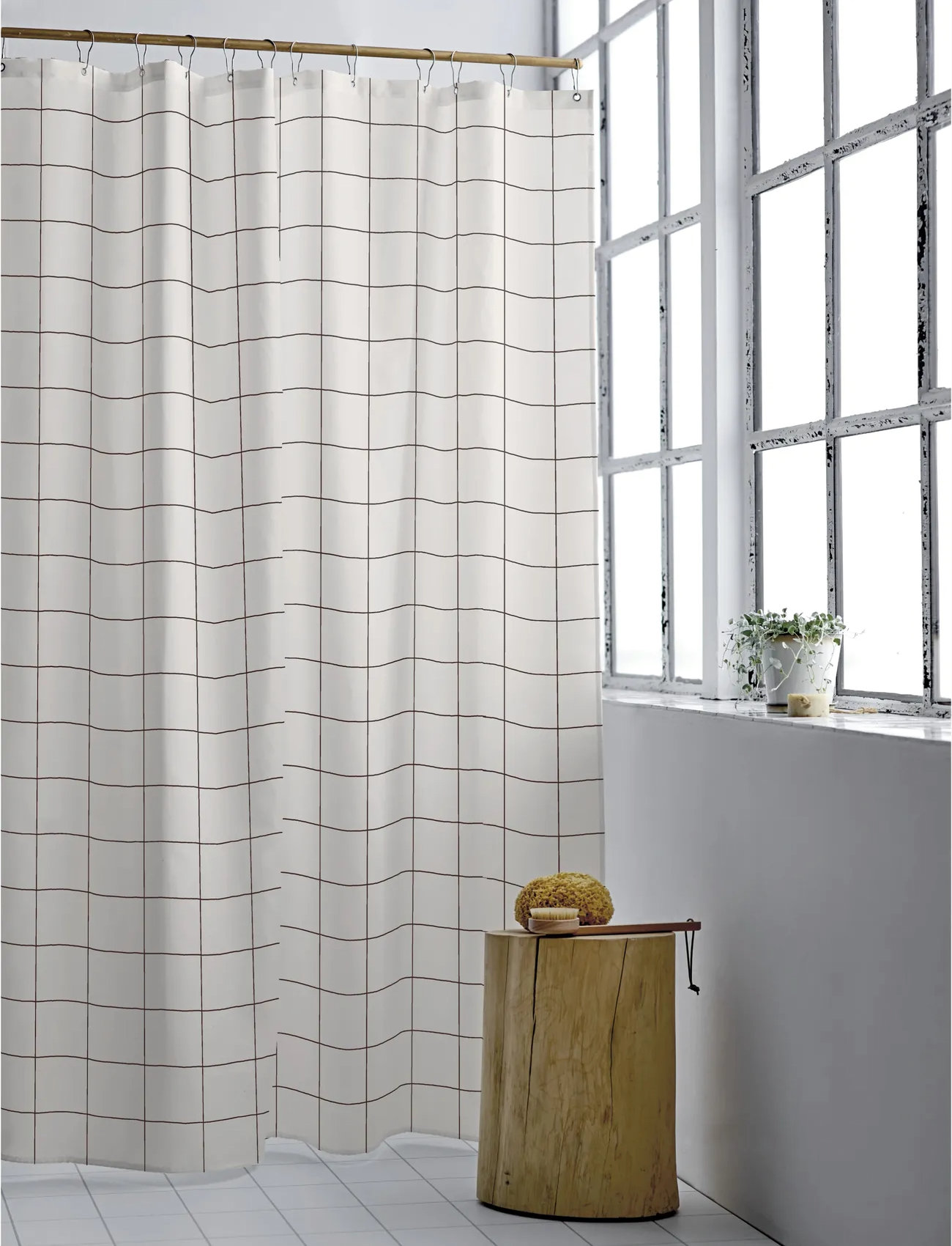 Södahl Badeforhæng Vista, 180X200 cm x 200, Cream, Tekstiler Til Badeværelset > Bruseforhæng, Unisex