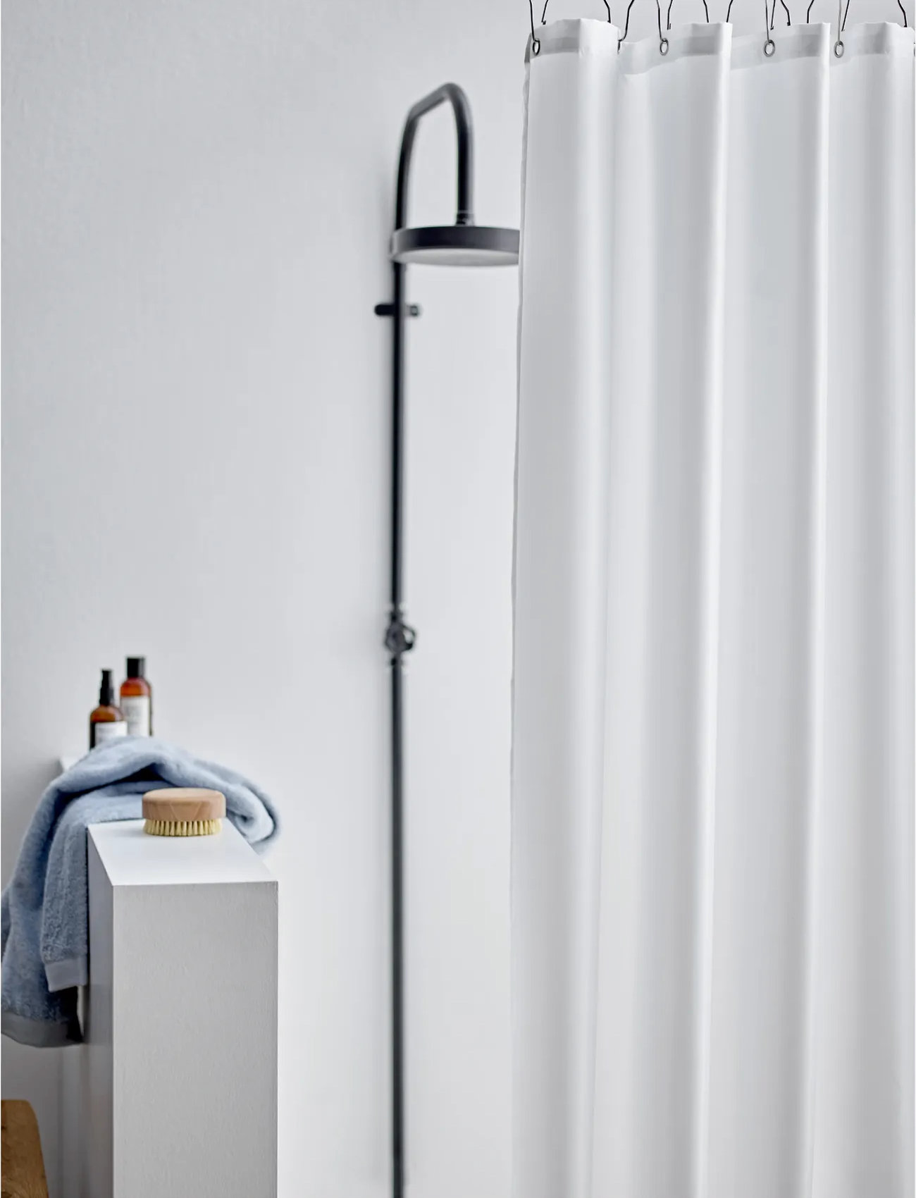 Södahl Badeforhæng Comfort, 180X200 cm x 200, White, Tekstiler Til Badeværelset > Bruseforhæng, Unisex