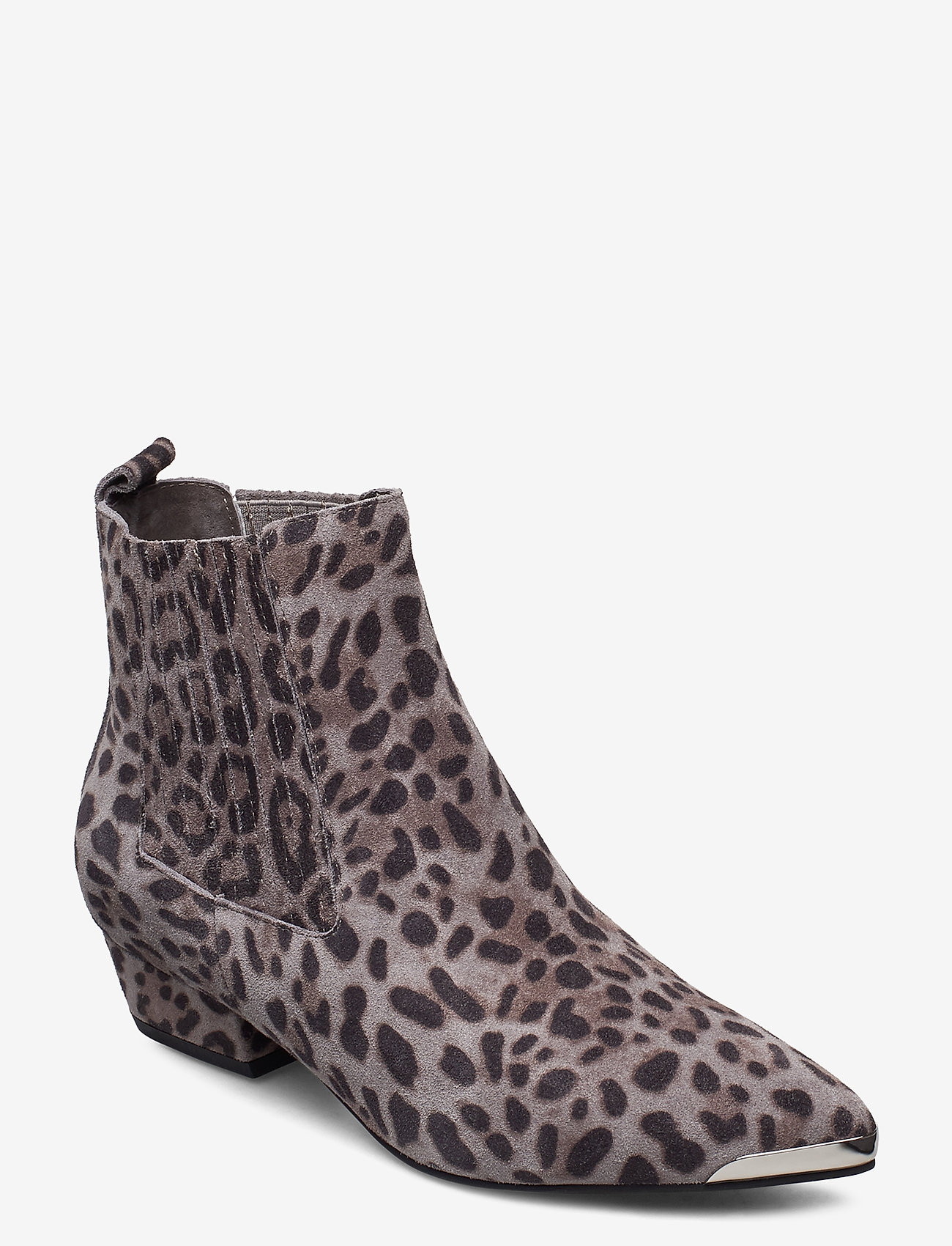 grey leopard boots
