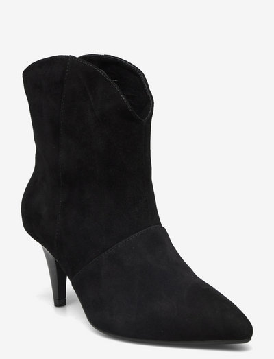 Boot - heeled ankle boots - black