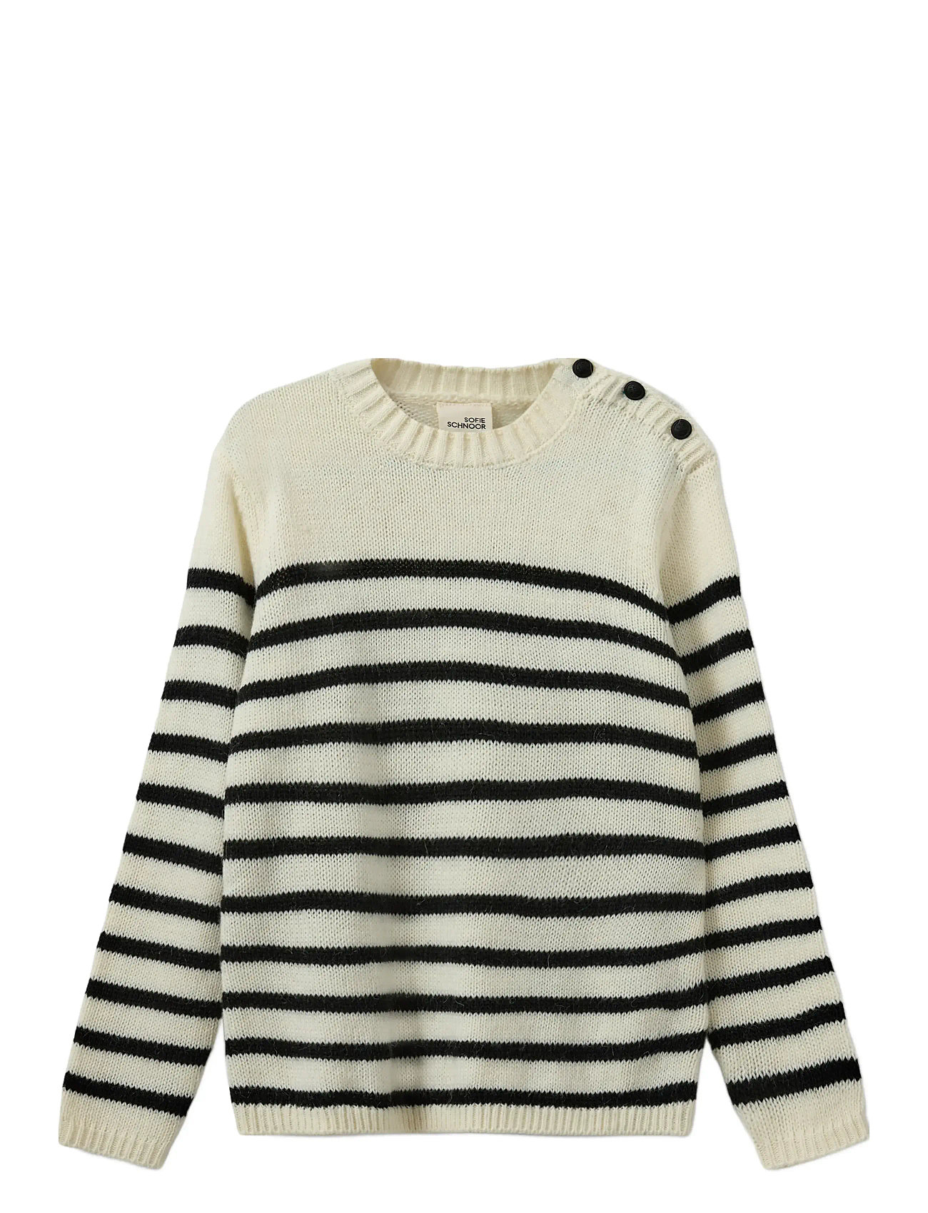 Sofie Schnoor Young Tildasy Knit, 140, Cream, Strik > Pullovere, Børn