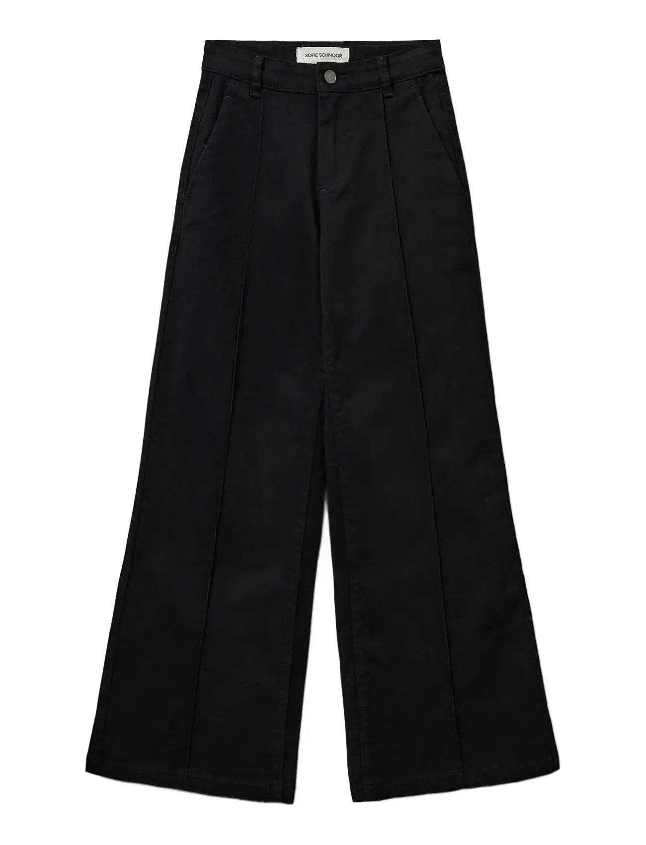 Sofie Schnoor Young Izzasy Trousers, 128, Black, Underdele > Bukser, Børn