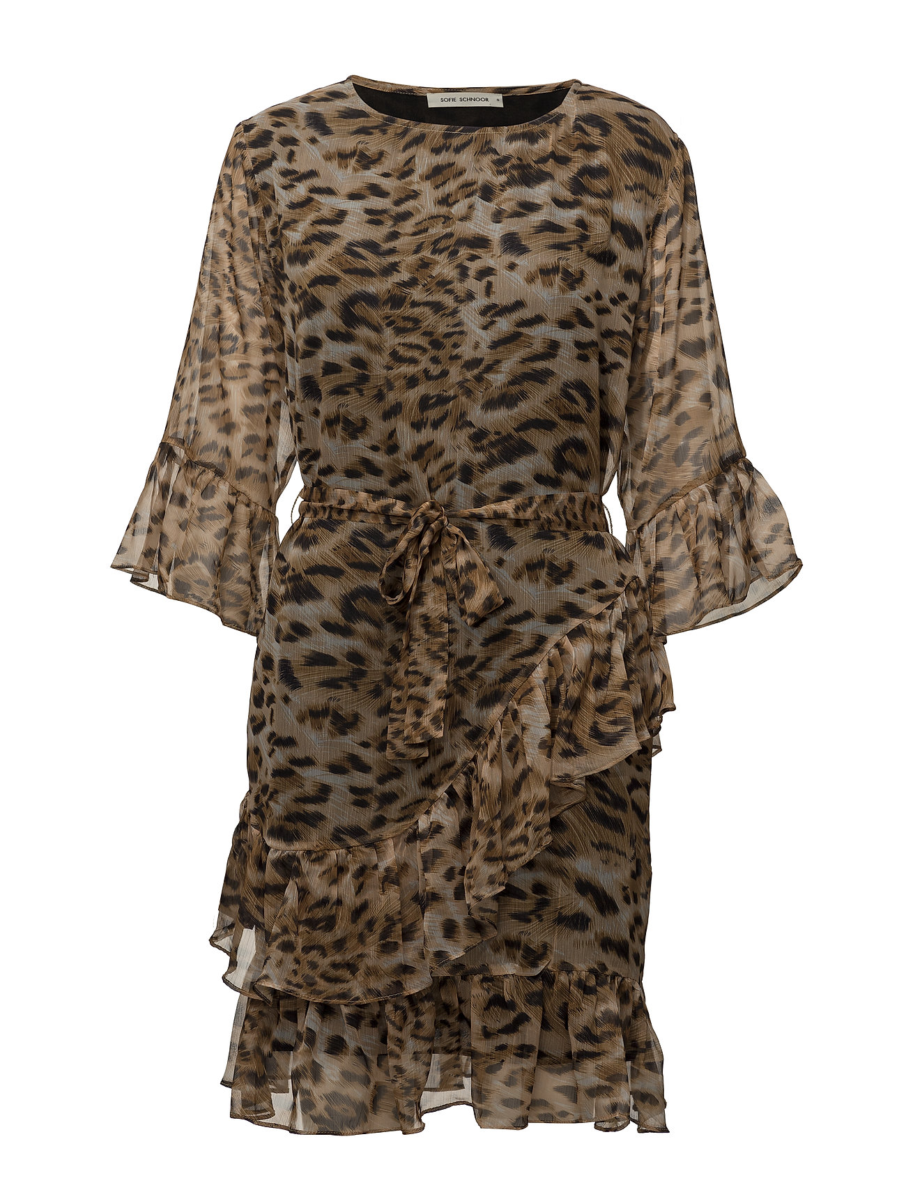 Dress Jurk Knielengte Bruin Sofie Schnoor sofie schnoor kopen in de aanbieding