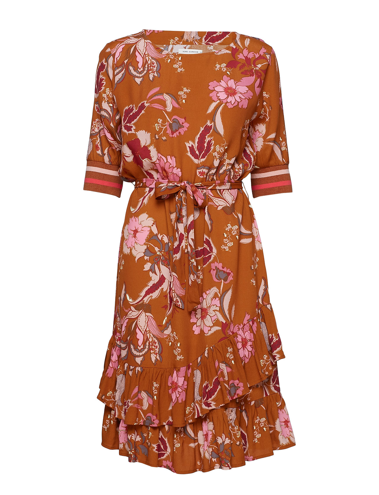 Dress Jurk Knielengte Oranje Sofie Schnoor sofie schnoor kopen in de aanbieding