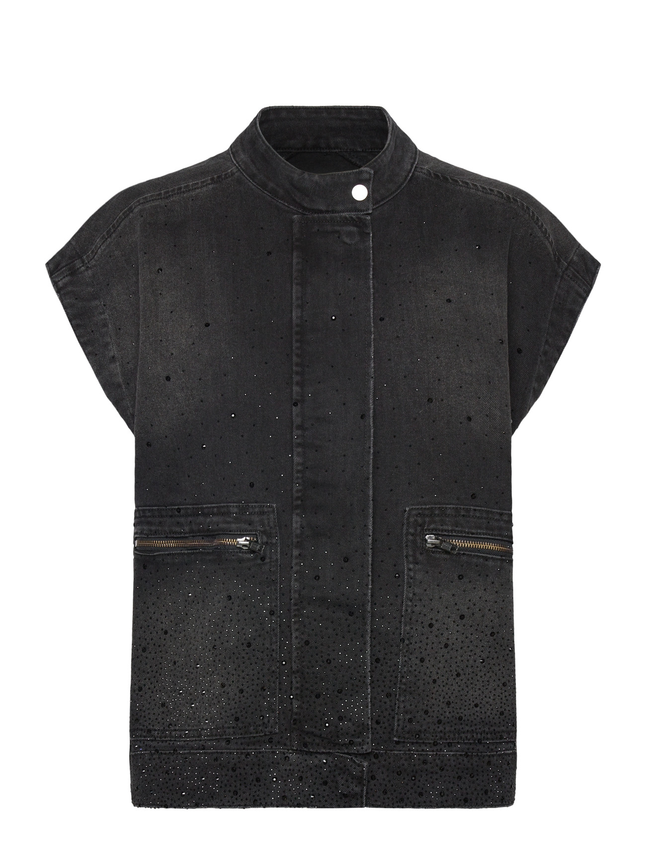 Sofie Schnoor Vegasw Vest, 34, Black, Veste > Denim Veste, Dame