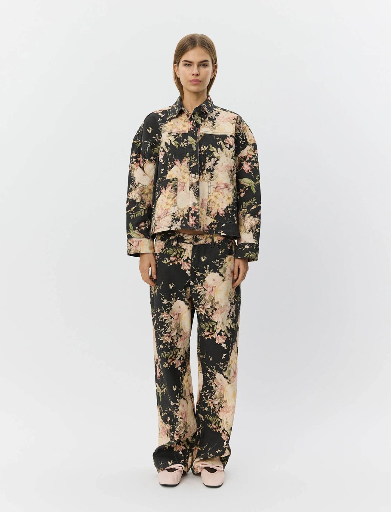 Sofie Schnoor Havanasw Barrel Jeans, 42, Multi/patterned, Jeans > Barrel Jeans, Dame