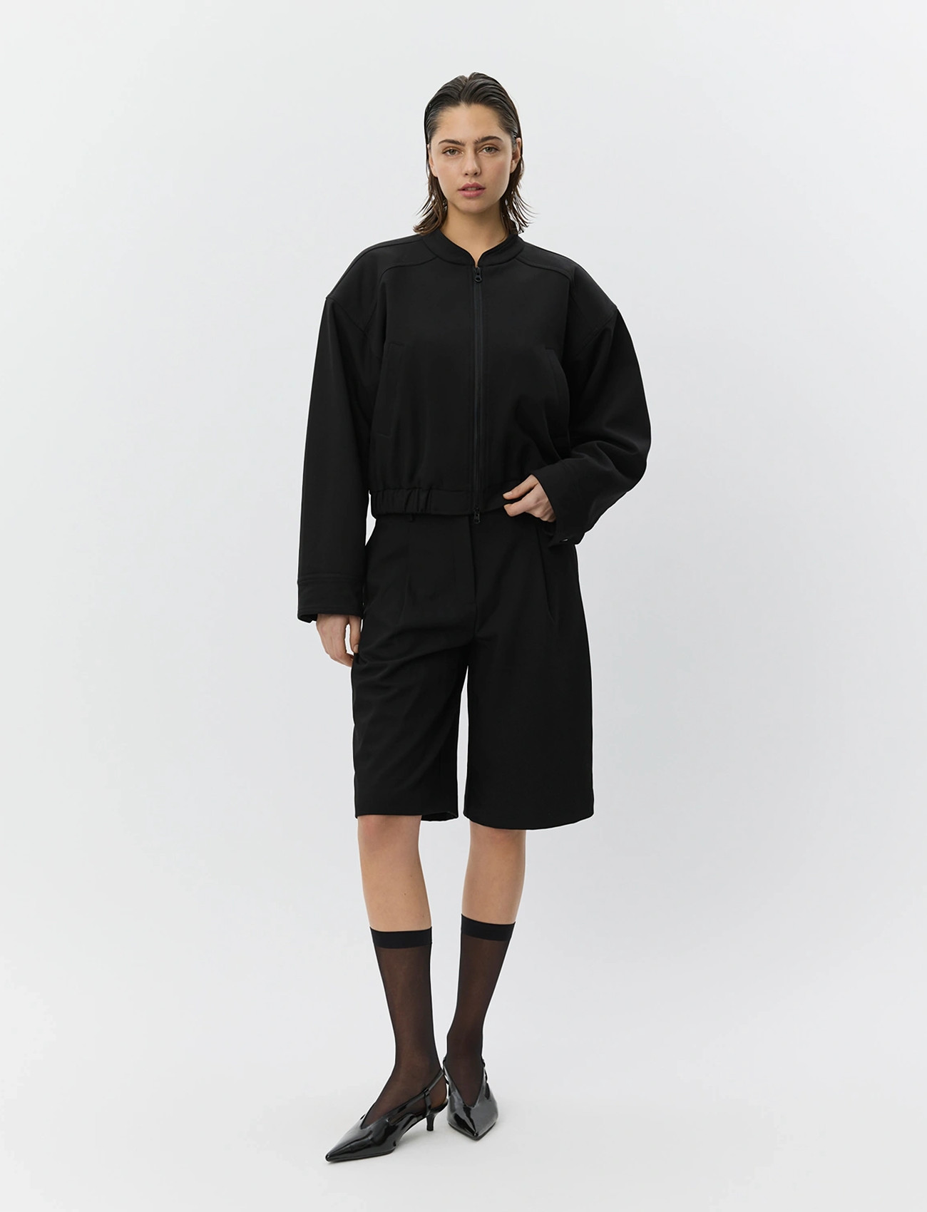 Sofie Schnoor Elsysw Bermuda Shorts, 40, Black, Shorts > Bermudas, Dame