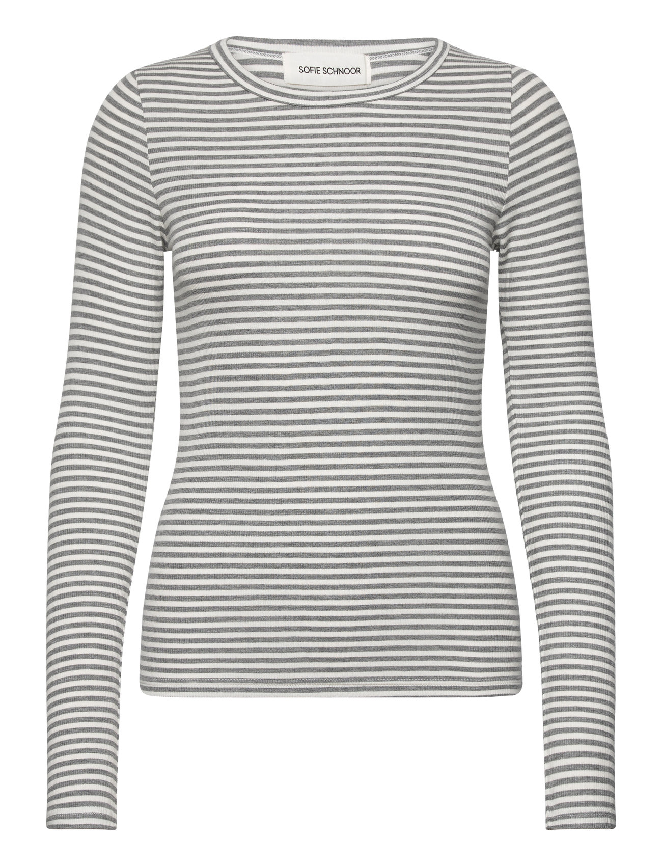 Petriciasw Stripe T-Shirt Long Slee Grey Sofie Schnoor 144444