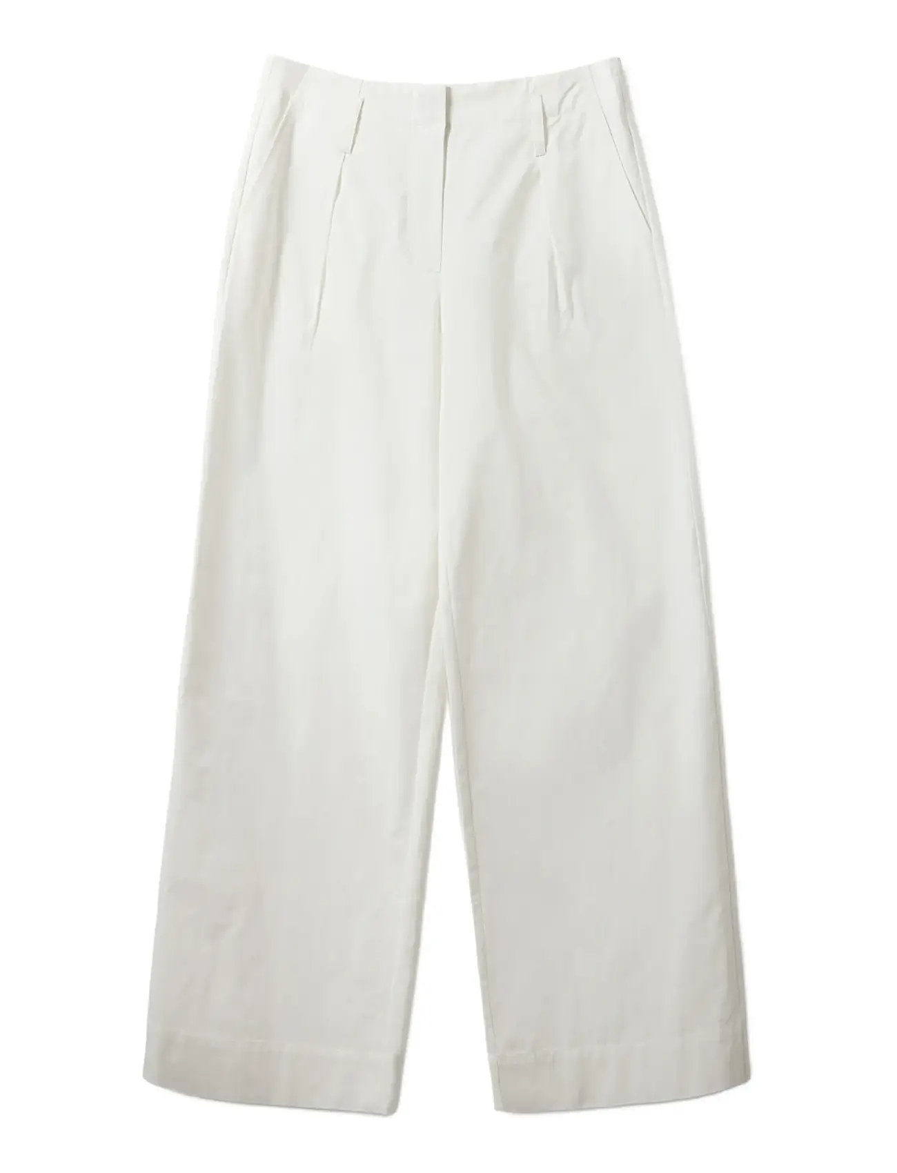Sofie Schnoor Athenasw Trousers, 42, White, Bukser > Brede Ben, Dame