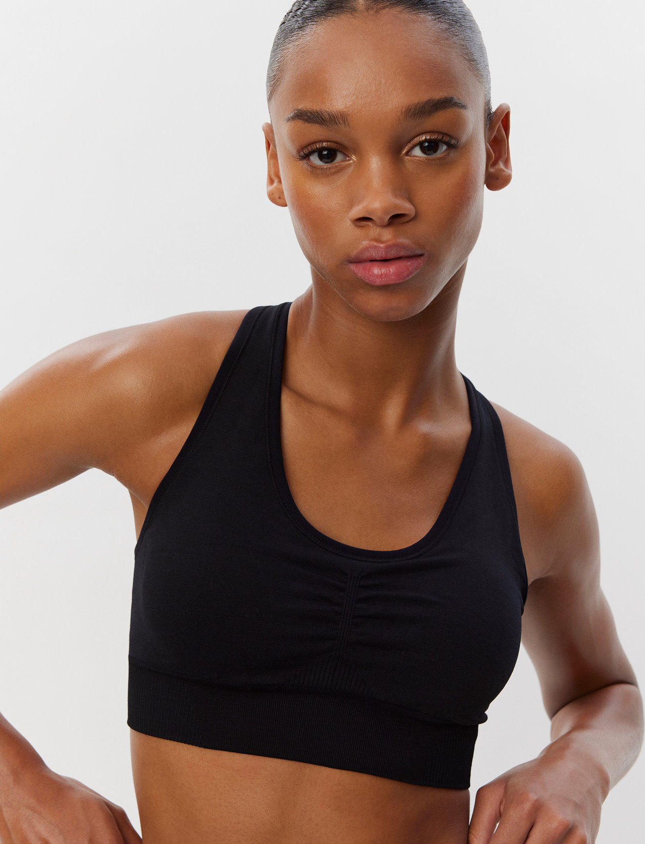Sofie Schnoor Simonespo Sports Bra, S, Black, Sport Clothing > Sport Bras - All, Dame
