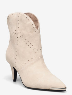 Boot - heeled ankle boots - off white