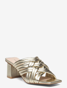 Sandal - heeled sandals - gold