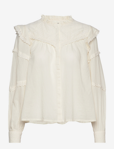 Shirt - blouses met lange mouwen - antique white