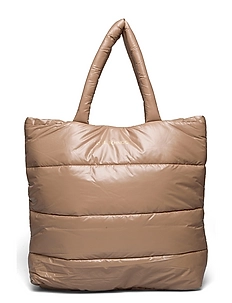 puffy tote bolsa