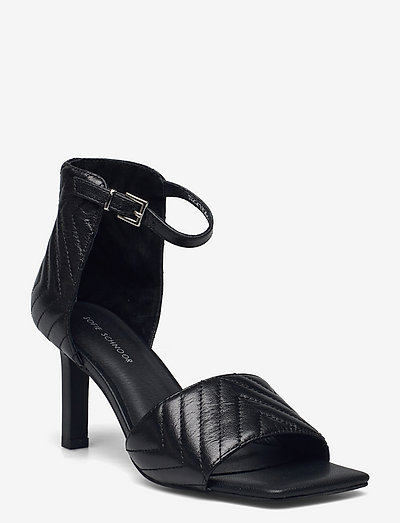 Sandal - højhælede sandaler - black