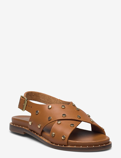 Sandal - flade sandaler - tan