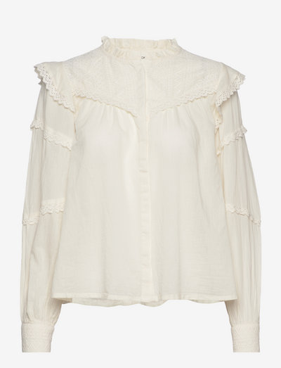 Shirt - langärmlige blusen - antique white