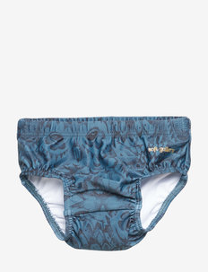 Miki Swim Pants - badeshorts - orion blue, aop owl