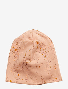 Beanie - czapeczki dla niemowląt - peach perfect, aop mini splash rose
