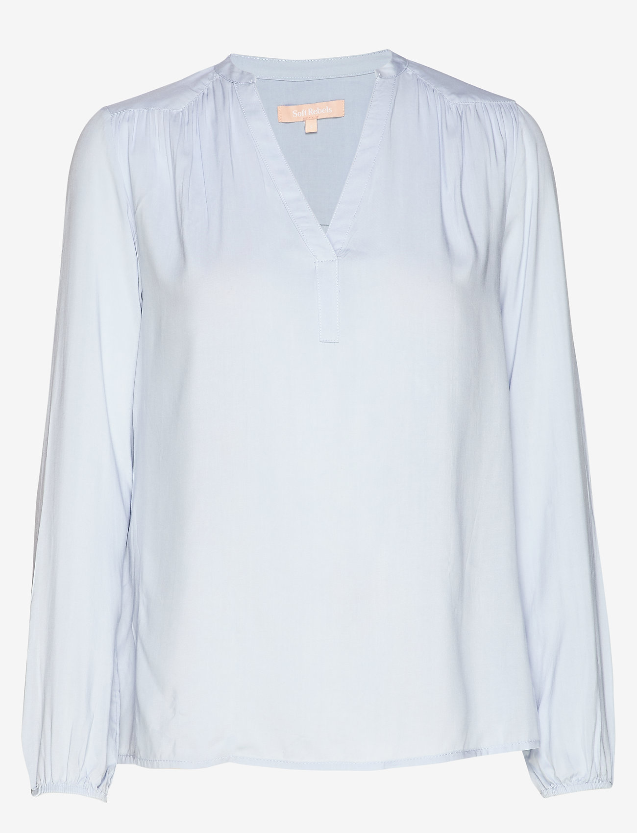 Freedom Ls Top (Cashmere Blue) (299.97 kr) Soft Rebels Soft Rebels FREEDOM - Skjorte - blue