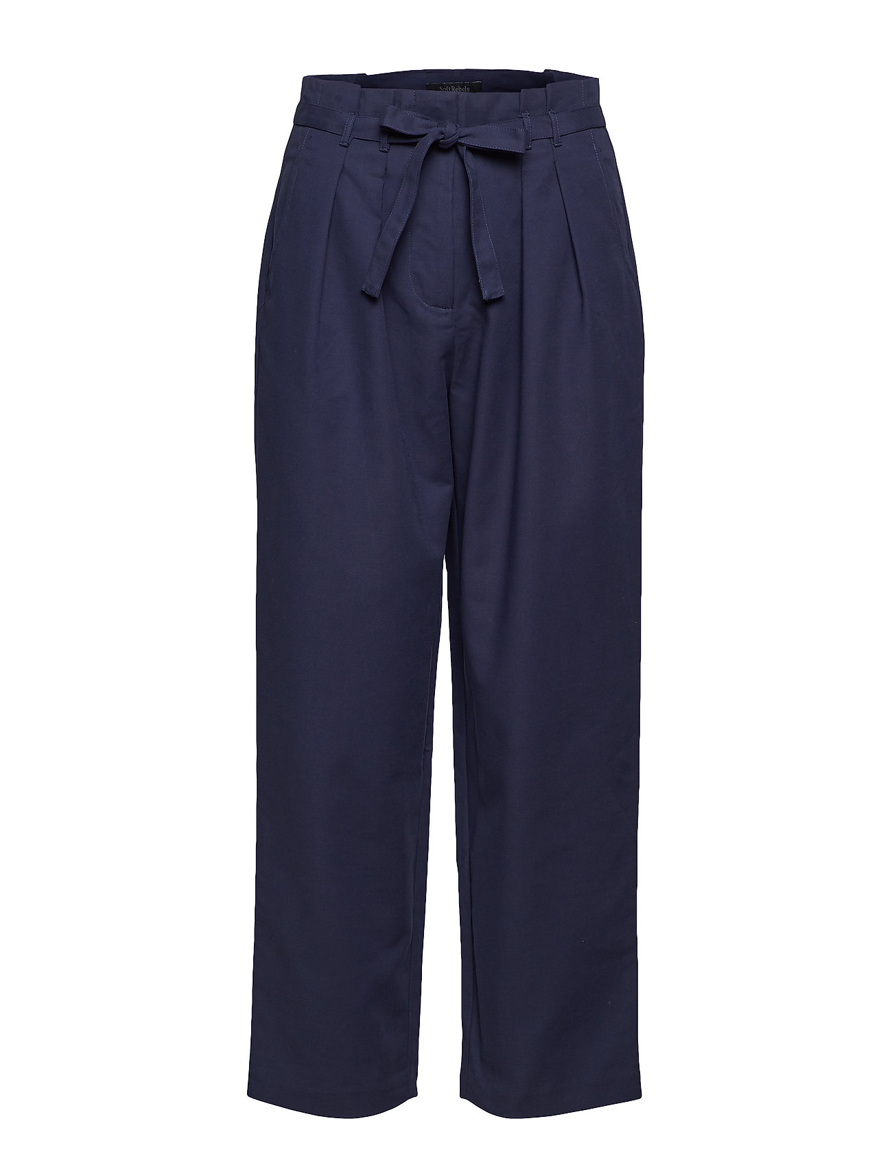 Line Pant Wijde Broek Blauw Soft Rebels soft rebels kopen in de aanbieding Line Pant Wijde Broek Blauw Soft Rebels soft rebels kopen in de aanbieding