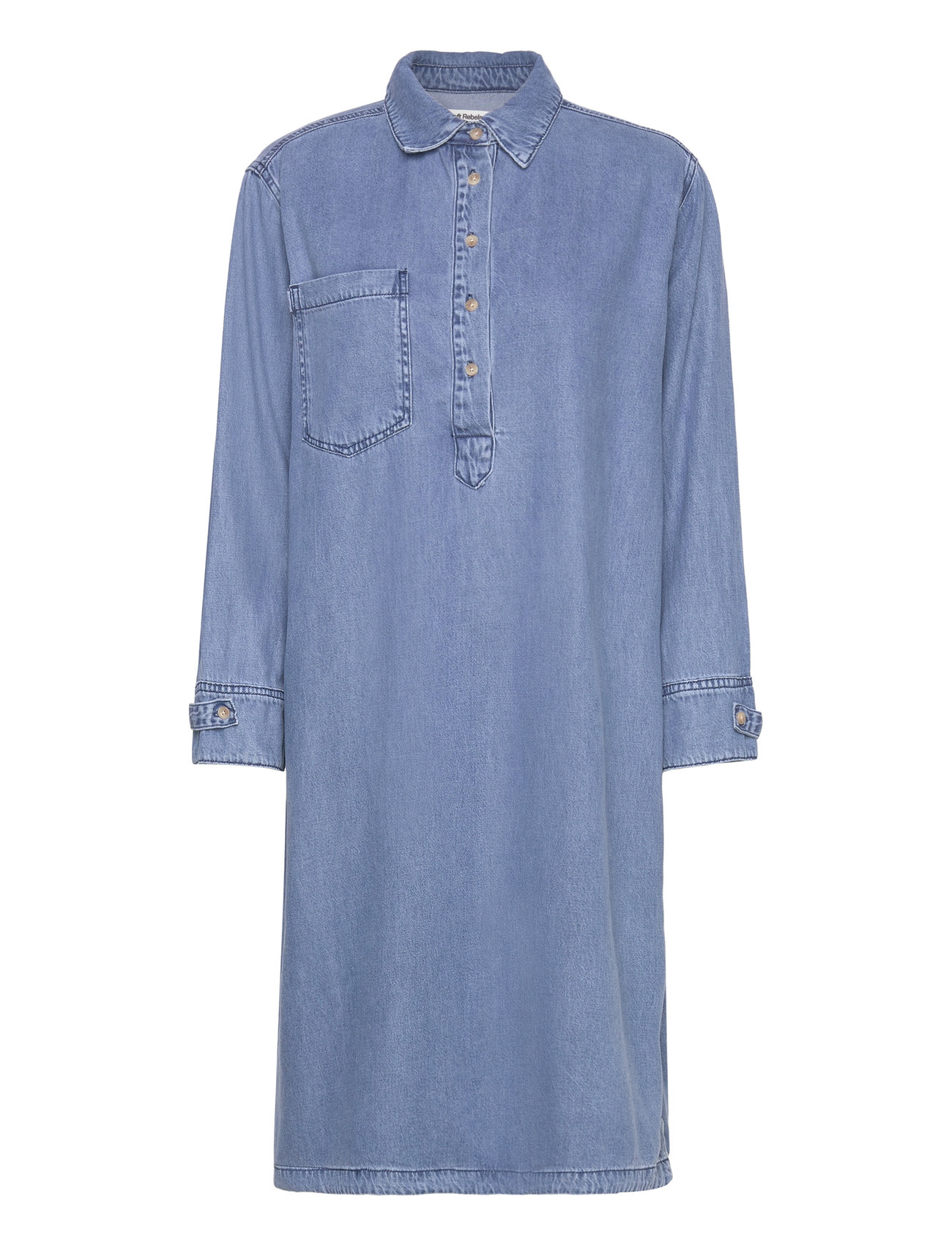 Srlila Midi Dress Blue Soft Rebels