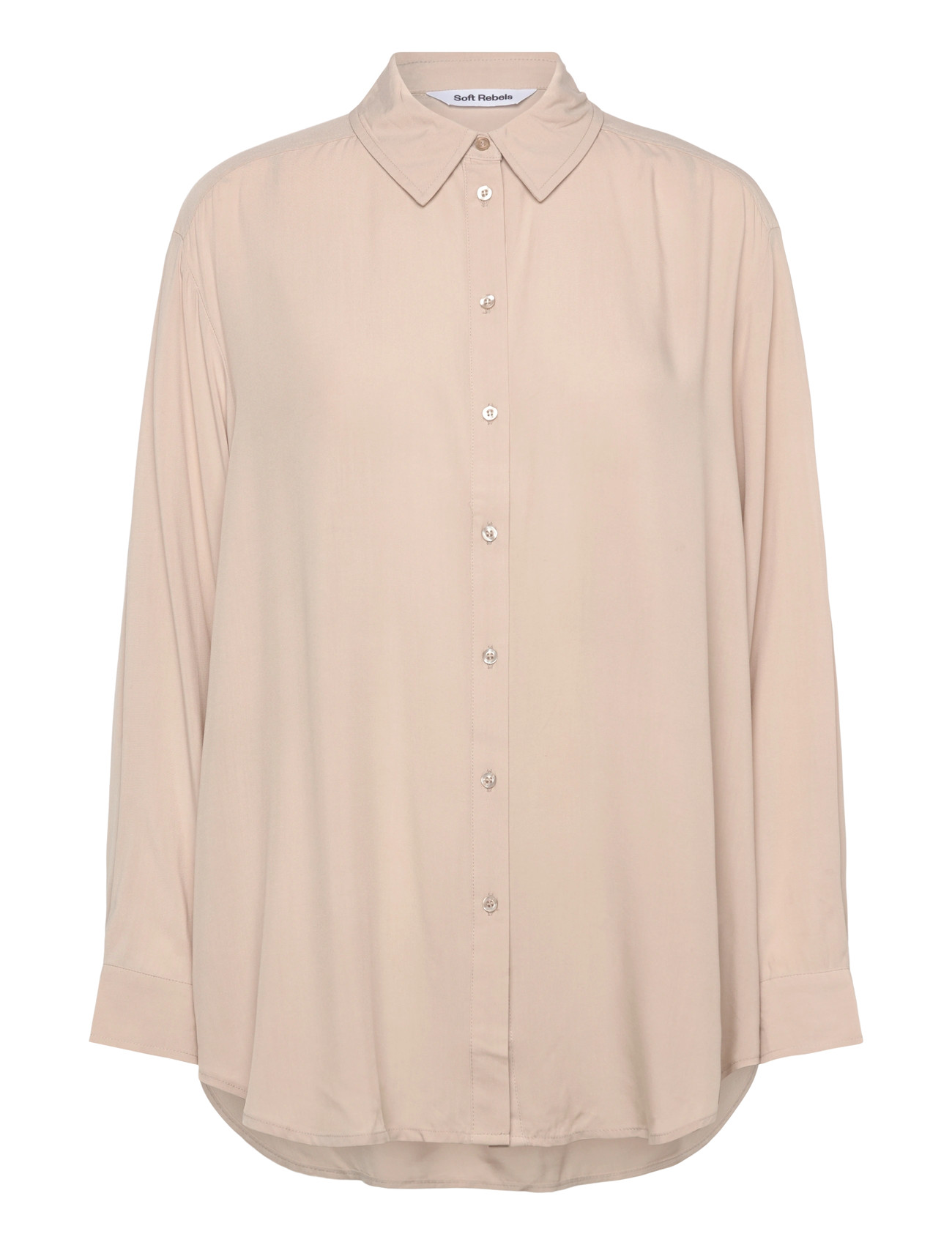 SOFT REBELS Srfreedom Loose Shirt Beige - M - Damen