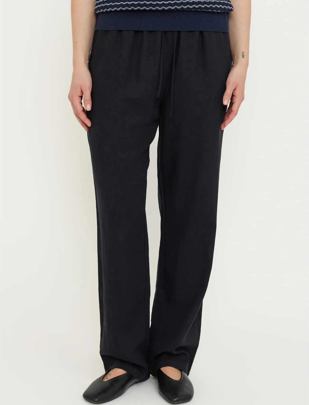Soft Rebels Sryindi Pant, S, Black, Bukser > Lige Ben, Dame