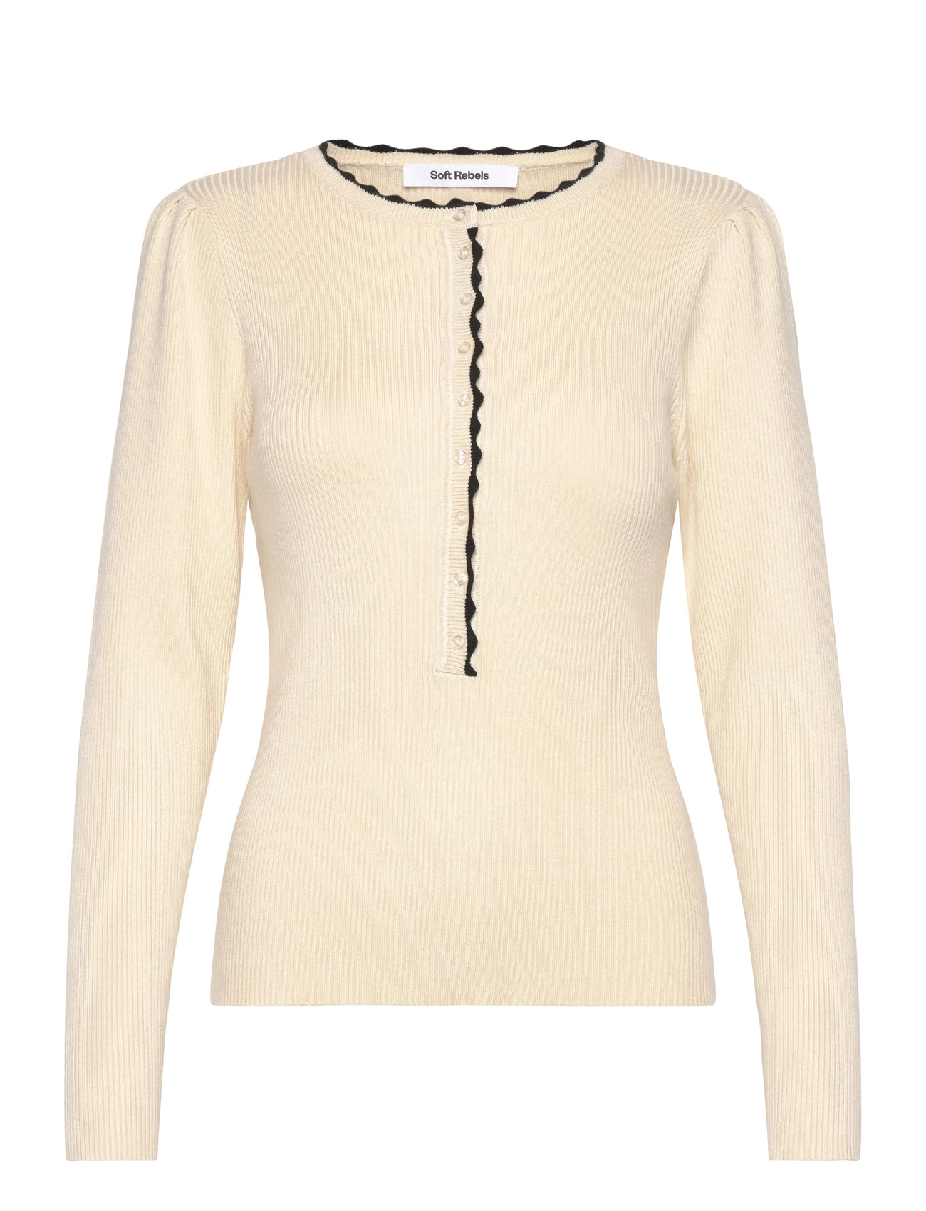 SOFT REBELS Srjude Knit Cream - XXL - Damen