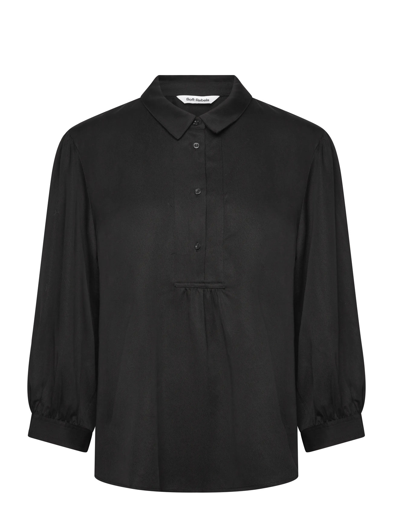 SOFT REBELS Srstormy Bluse Schwarz - XS - Damen