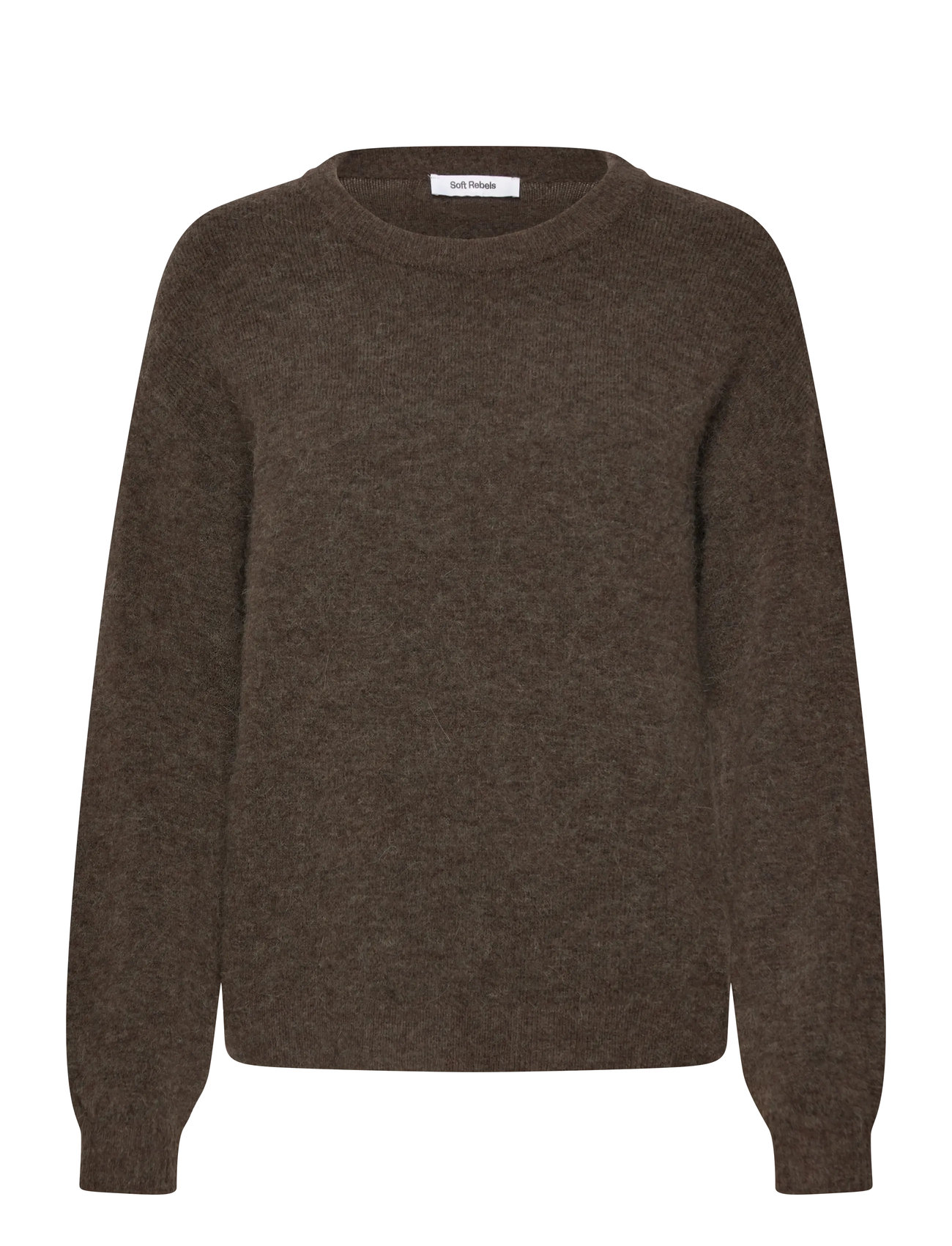 SOFT REBELS Srallison Knit Braun - S - Damen