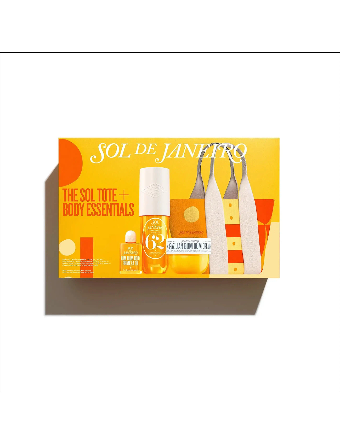 Sol de Janeiro The Sol Tote + Body Essentials 2025, 3 PCS, Nude, Alle Sæt > Hudplejesæt, Dame