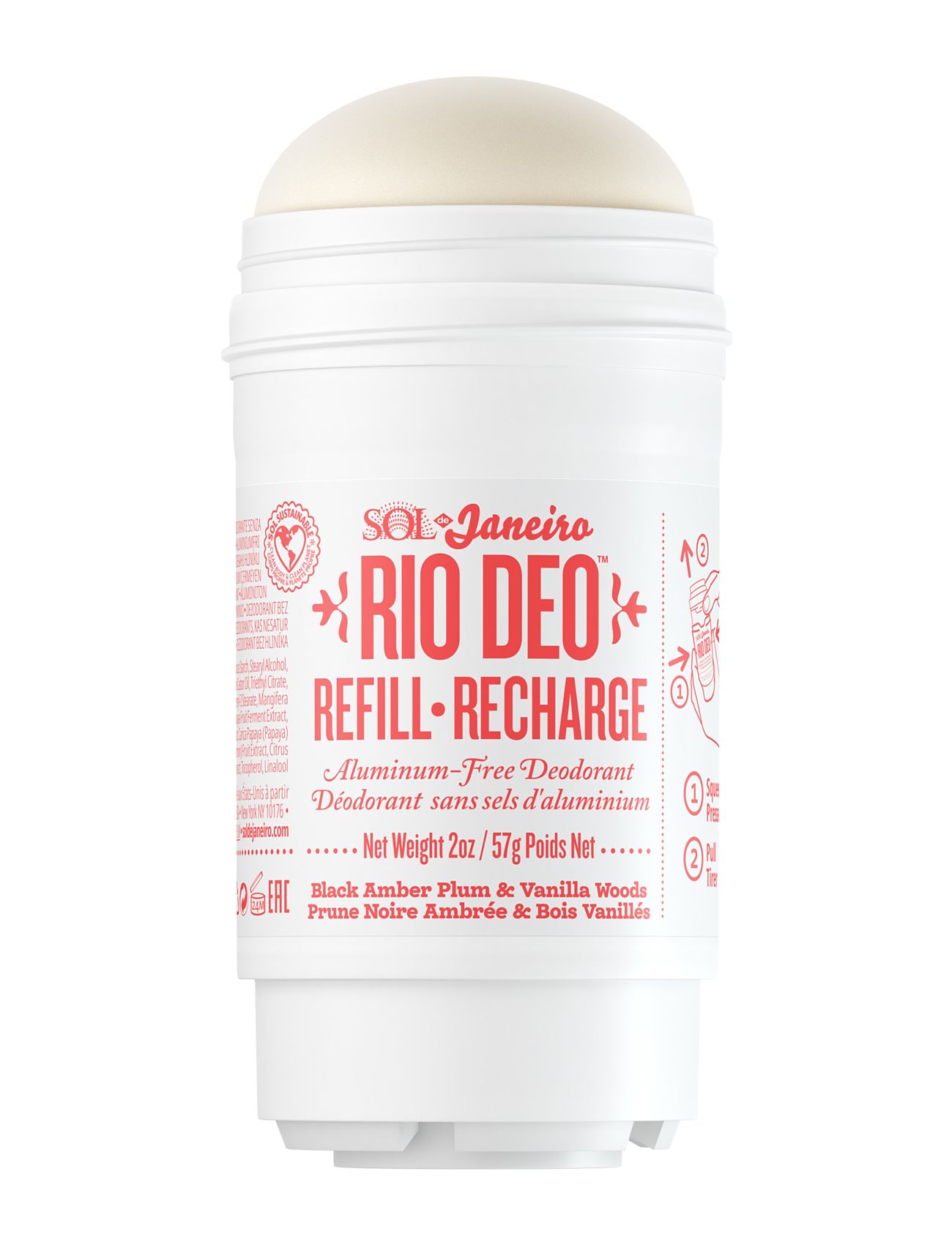 Rio Deo 40 Deodorant Refill Deodorant Roll-on Nude Sol De Janeiro