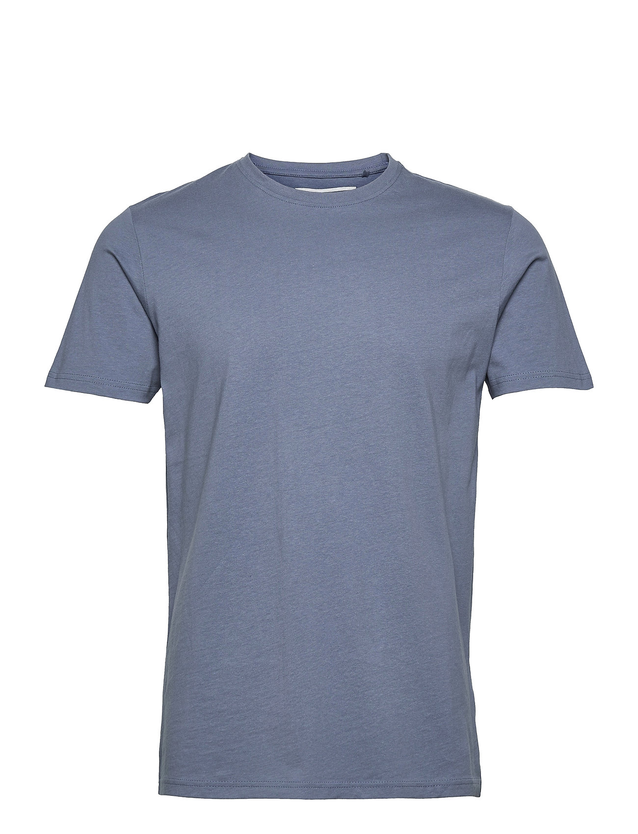 6194761, T-Shirt - Rock Ss Organic T-shirts Short-sleeved Sininen Solid