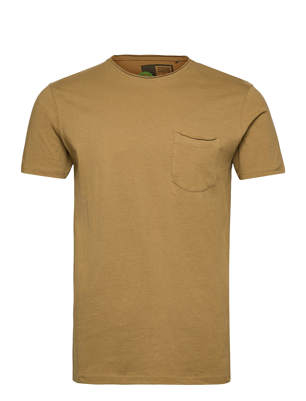 6194762, T-Shirt - Gaylin Ss Organi T-shirts Short-sleeved Kulta Solid
