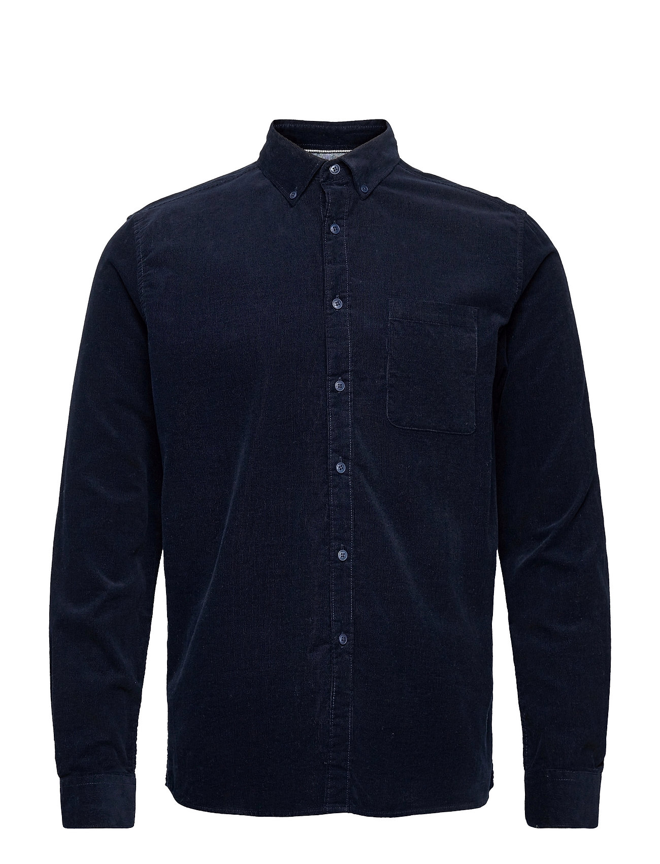 6200618, Shirt - Sdjuan Ls Corduroy Pitkähihainen Paita Sininen Solid