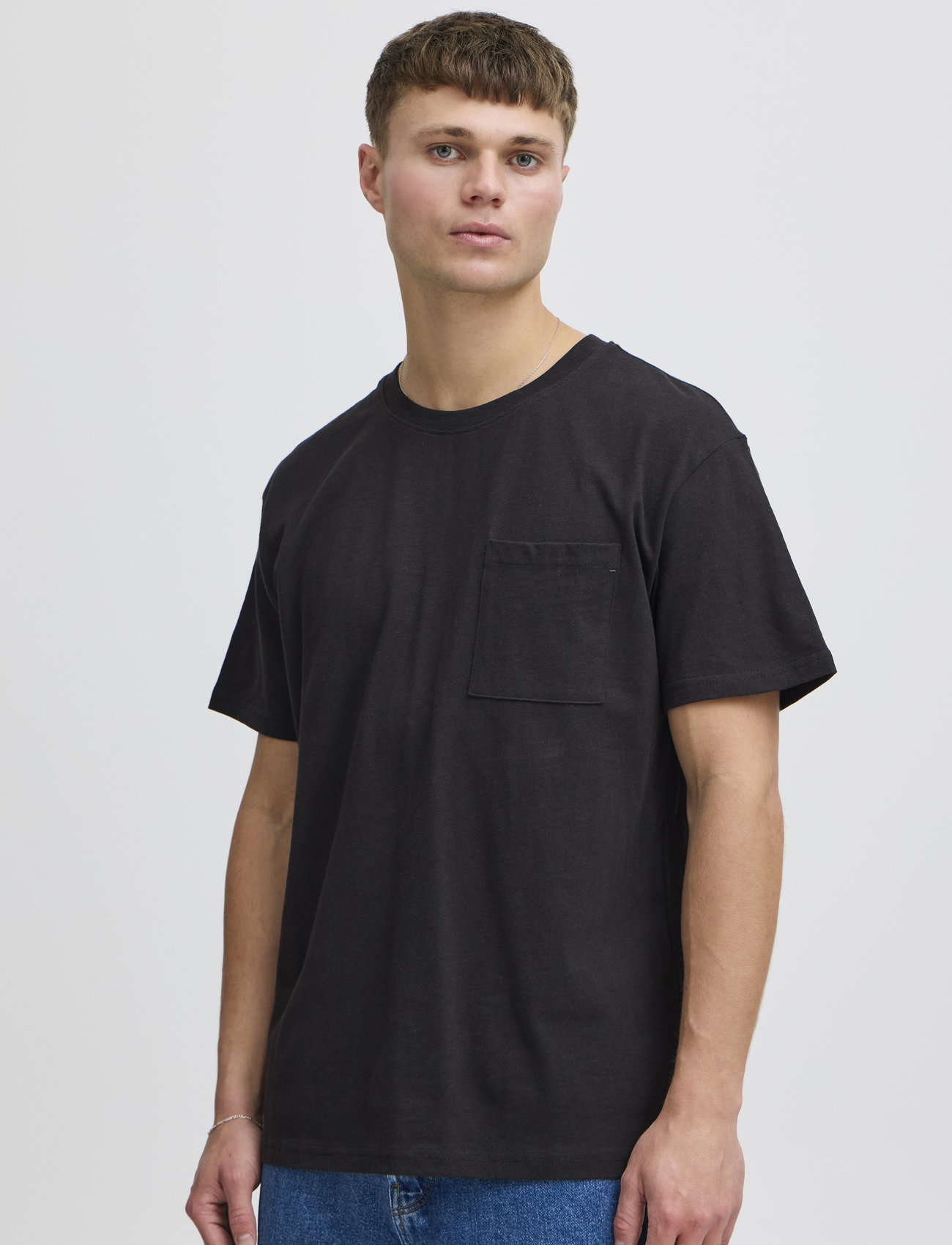 Solid Sddurant Ss, L, Black, T-Shirts > Kortærmede, Herre