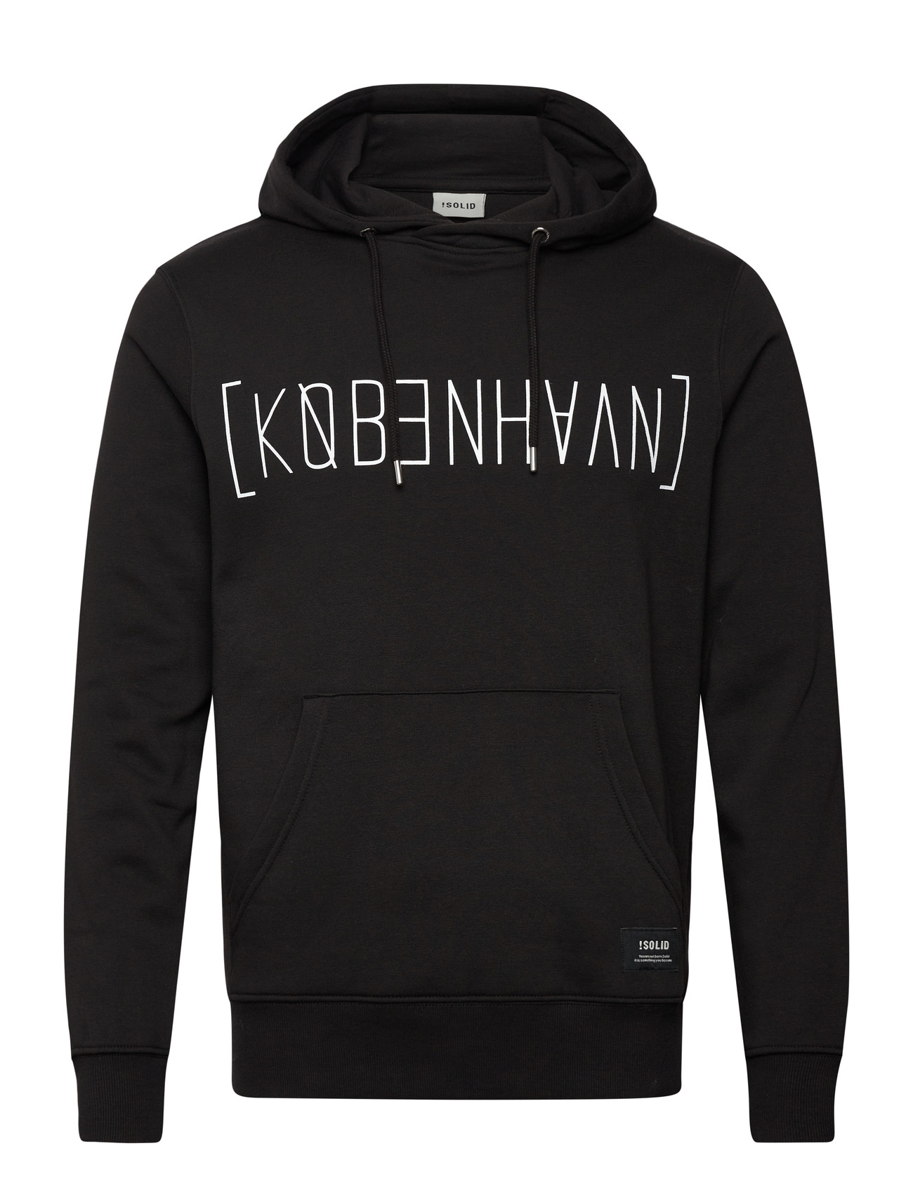Solid Sdkbh Hood Sw, L, Black, Sweatshirts & Hættetrøjer > Hættetrøjer, Herre