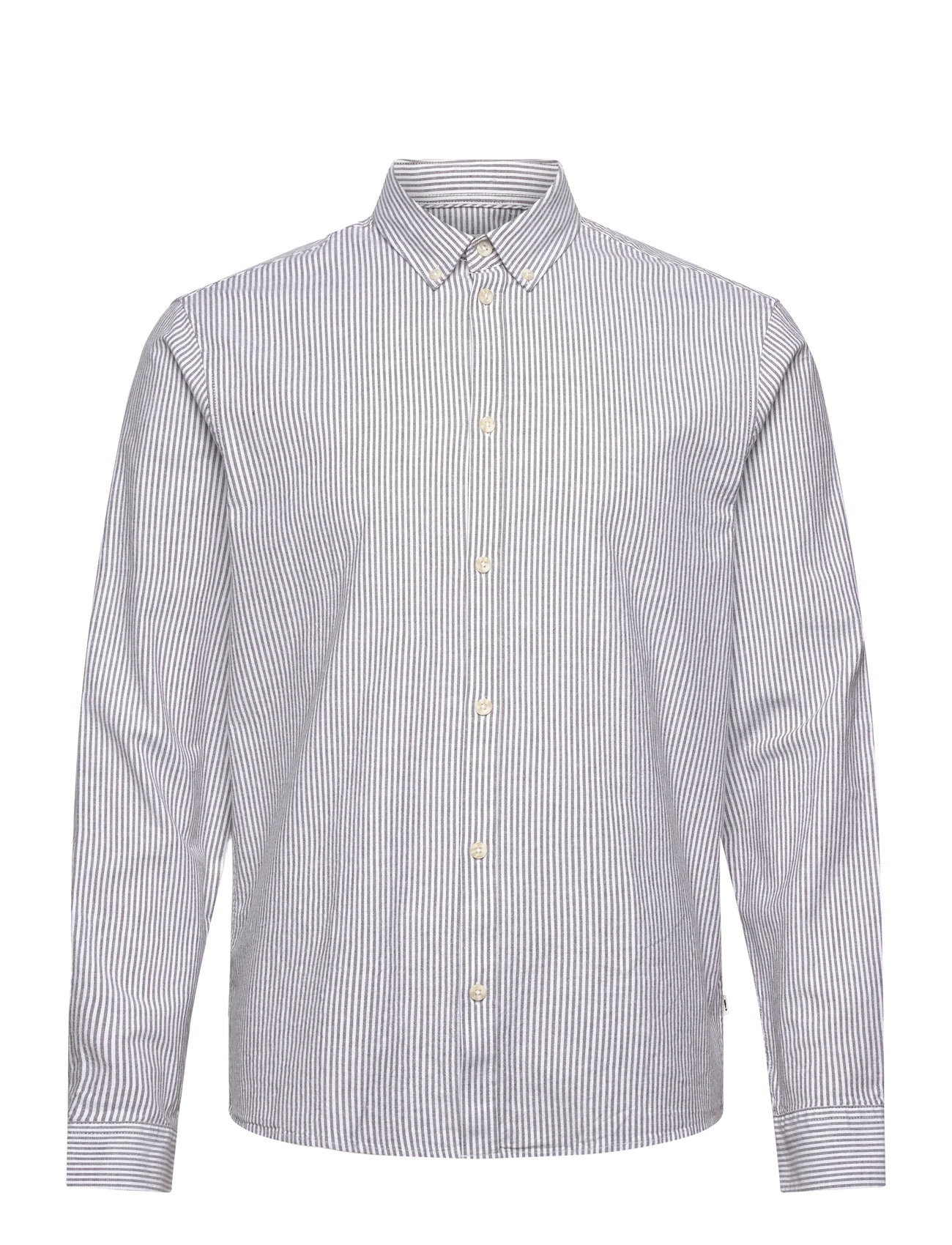 Solid Sdval Stripe, XL, Grey, Shirts - Casual, Herre