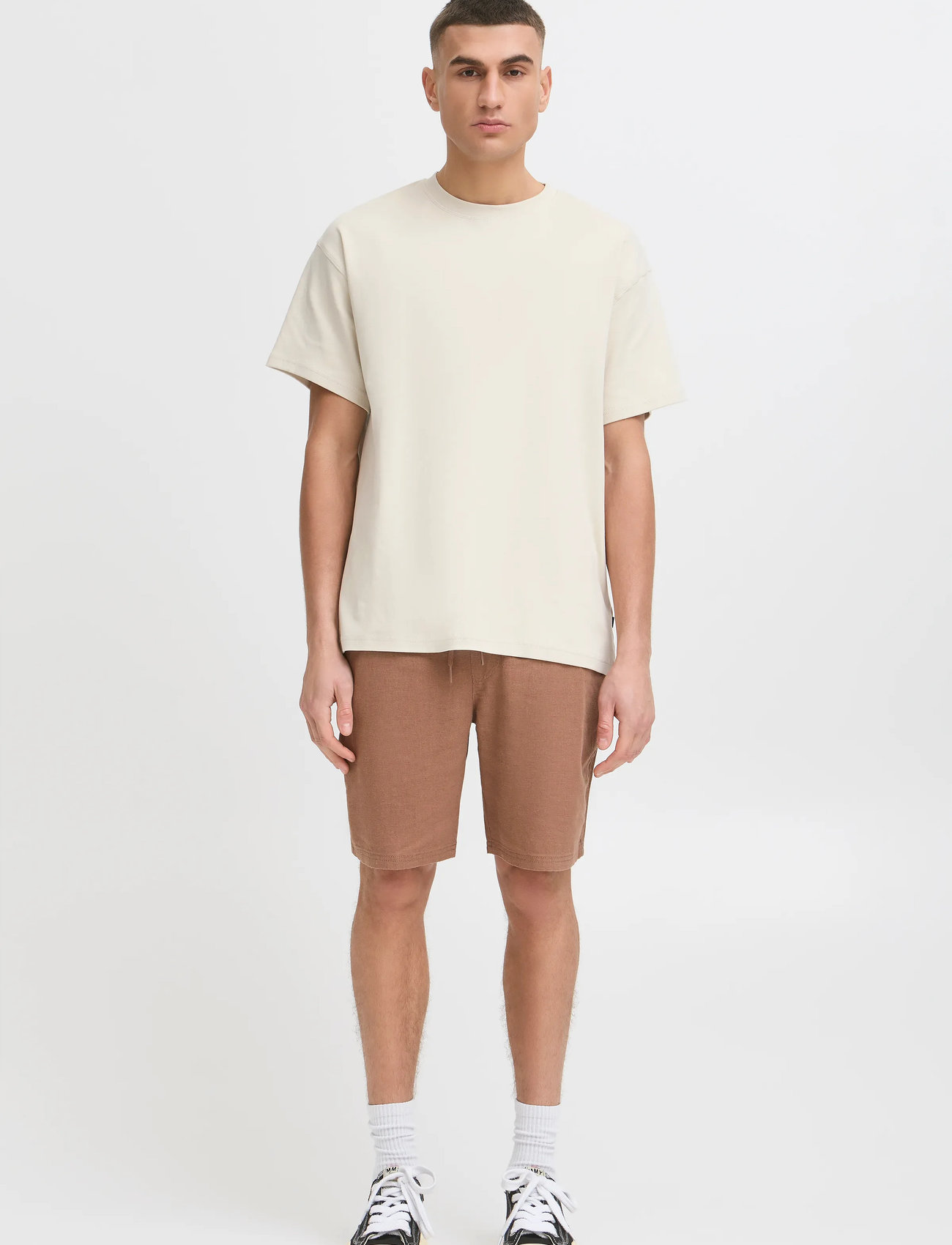 Solid Sdaurelius Elas, S, Brown, Shorts > Afslappet, Herre
