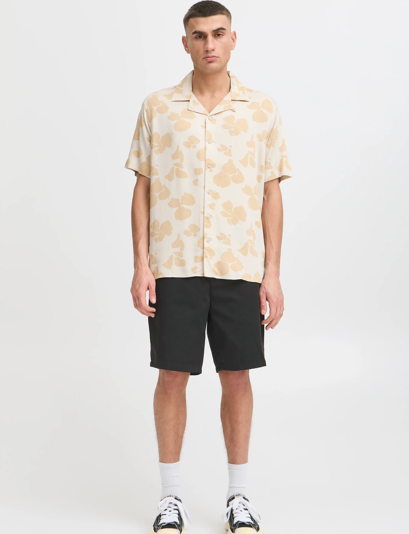 Solid Sdeldric Lt Alann, XL, Black, Shorts > Afslappet, Herre