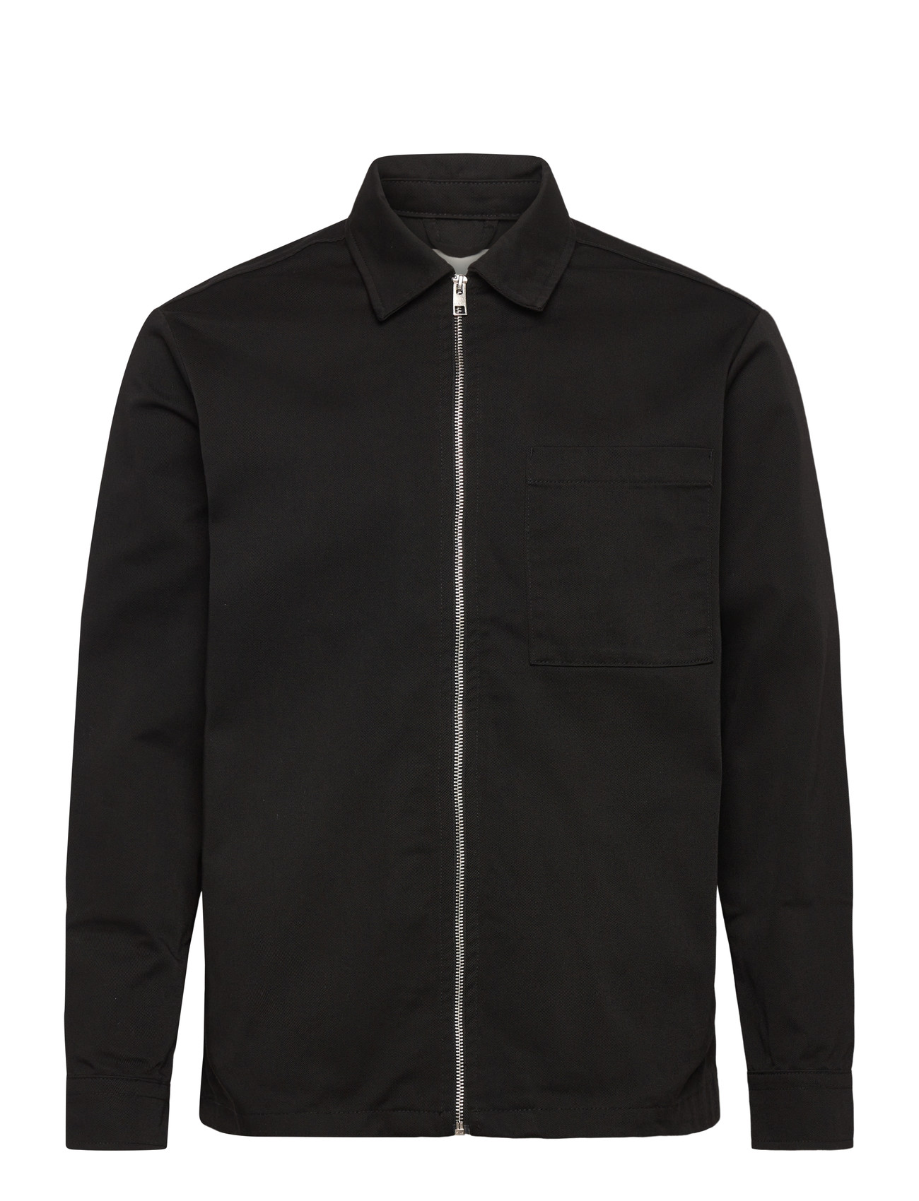 Solid Sdelon Zipper, L, Black, Jakker > Lette Jakker, Herre