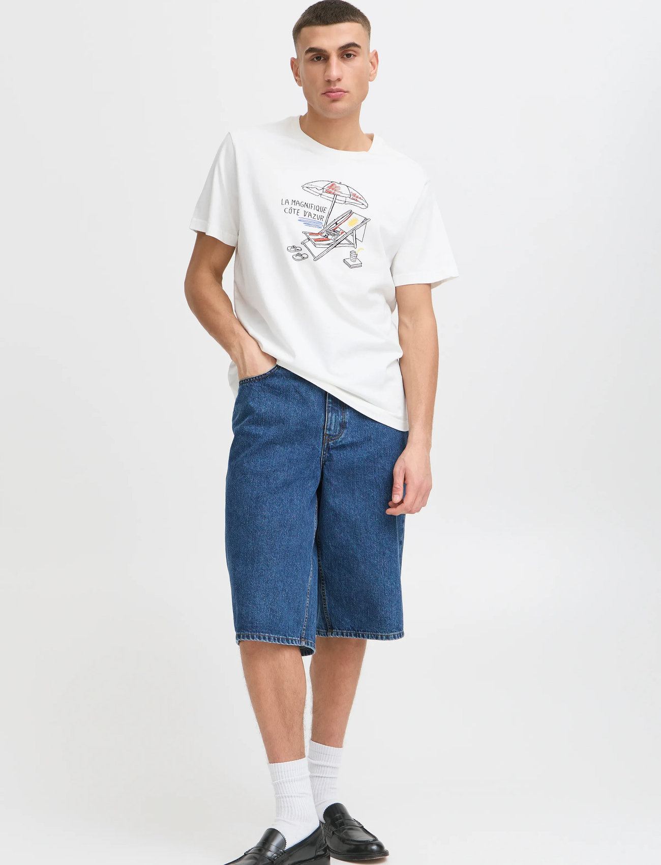 Solid Sdtommy Sho, XXL, Blue, Shorts > Denim, Herre
